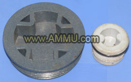 Drum Plug Socket - Round Plastic Plug