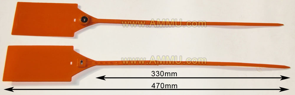 Plastic wire security seal